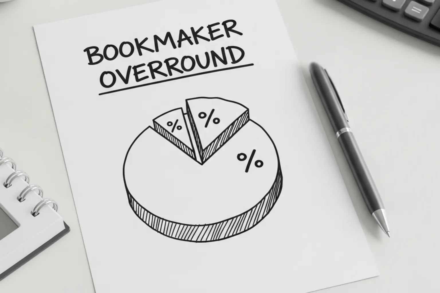 Schematische Darstellung der Buchmachermarge bei Sportwetten