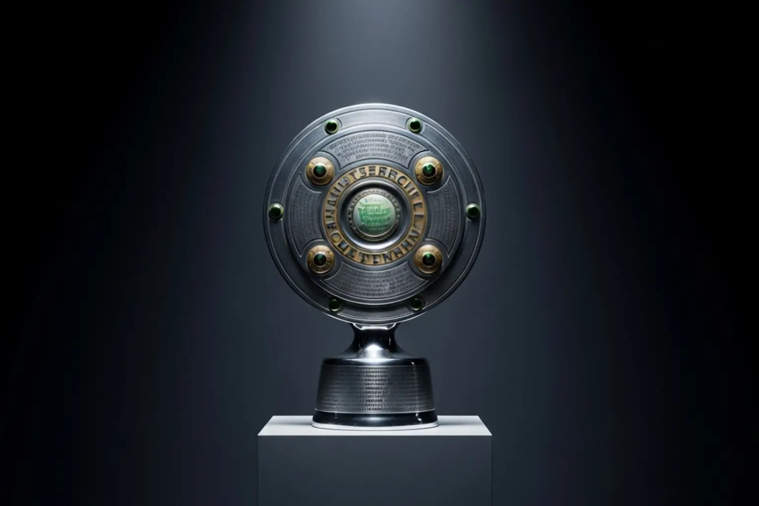 Meisterschaftspokal der Bundesliga als Symbol f&uuml;r Langzeitwetten