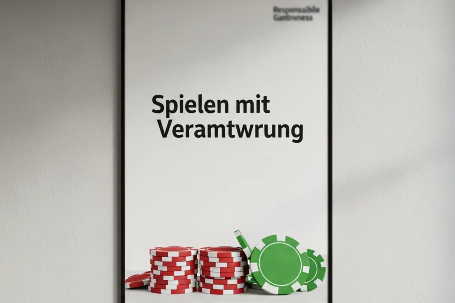 Hinweis auf verantwortungsvolles Spielen